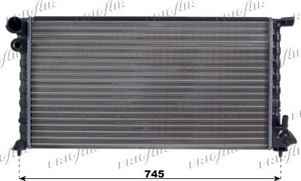 Frigair 0108.3070 - Radiateur, refroidissement du moteur cwaw.fr