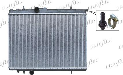 Frigair 0108.3071 - Radiateur, refroidissement du moteur cwaw.fr