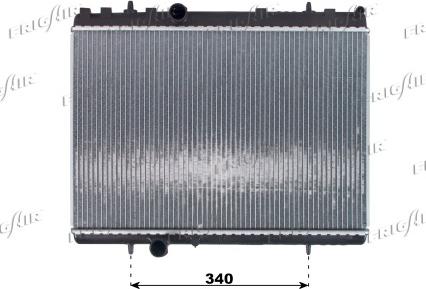 Frigair 0108.3073 - Radiateur, refroidissement du moteur cwaw.fr