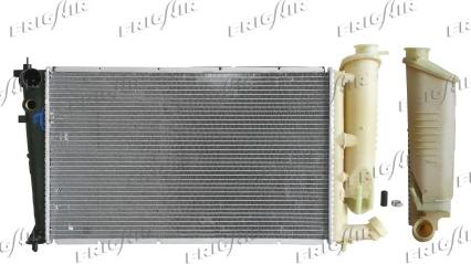 Frigair 0108.2057 - Radiateur, refroidissement du moteur cwaw.fr