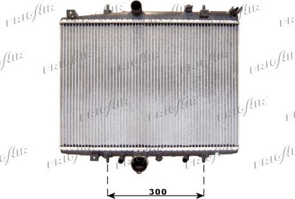 Frigair 0103.3096 - Radiateur, refroidissement du moteur cwaw.fr