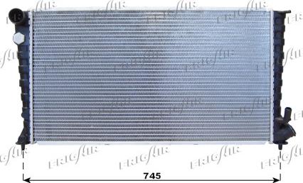 Frigair 0103.3043 - Radiateur, refroidissement du moteur cwaw.fr