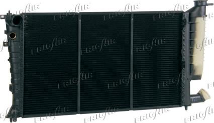 Frigair 0103.3047 - Radiateur, refroidissement du moteur cwaw.fr