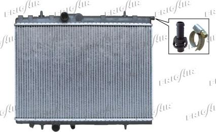 Frigair 0103.3058 - Radiateur, refroidissement du moteur cwaw.fr