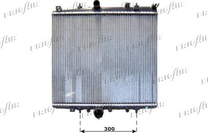 Frigair 0103.3066 - Radiateur, refroidissement du moteur cwaw.fr