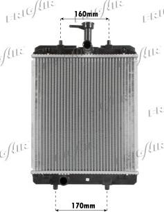 Frigair 0103.3068 - Radiateur, refroidissement du moteur cwaw.fr