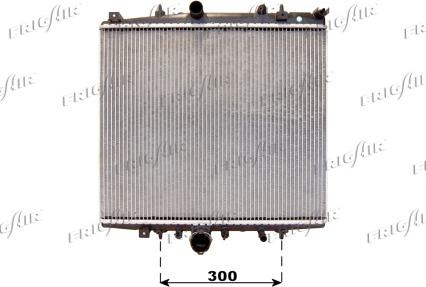 Frigair 0103.3067 - Radiateur, refroidissement du moteur cwaw.fr