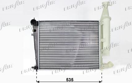 Frigair 0103.3036 - Radiateur, refroidissement du moteur cwaw.fr