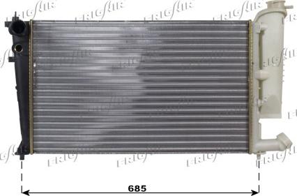 Frigair 0103.3020 - Radiateur, refroidissement du moteur cwaw.fr