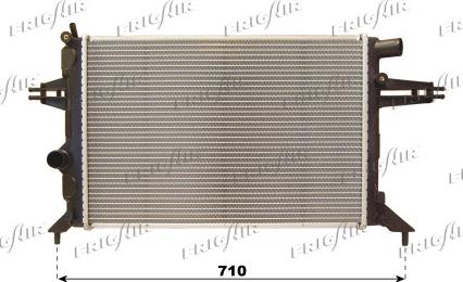 Frigair 0107.3099 - Radiateur, refroidissement du moteur cwaw.fr