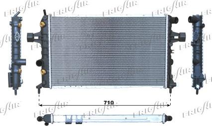 Frigair 0107.3056 - Radiateur, refroidissement du moteur cwaw.fr