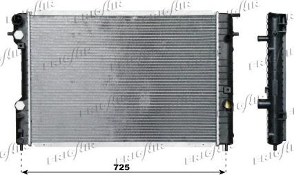 Frigair 0107.3069 - Radiateur, refroidissement du moteur cwaw.fr