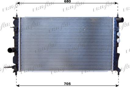 Frigair 0107.3061 - Radiateur, refroidissement du moteur cwaw.fr