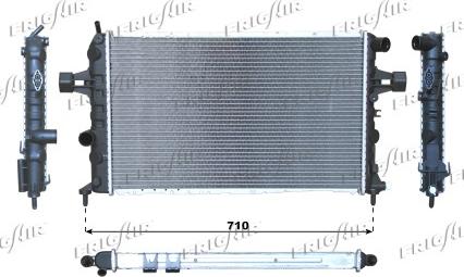 Frigair 0107.3063 - Radiateur, refroidissement du moteur cwaw.fr