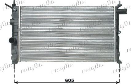 Frigair 0107.3034 - Radiateur, refroidissement du moteur cwaw.fr