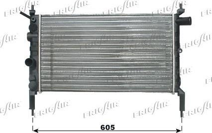 Frigair 0107.3033 - Radiateur, refroidissement du moteur cwaw.fr