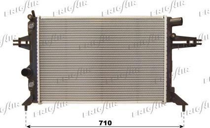 Frigair 0107.3078 - Radiateur, refroidissement du moteur cwaw.fr