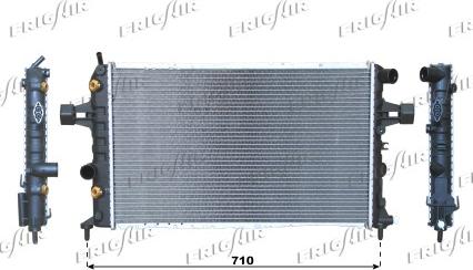 Frigair 0107.3109 - Radiateur, refroidissement du moteur cwaw.fr