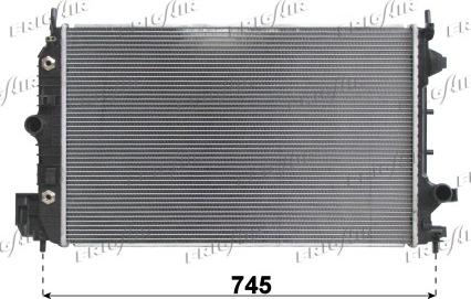 Frigair 0107.3111 - Radiateur, refroidissement du moteur cwaw.fr