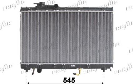 Frigair 0115.3147 - Radiateur, refroidissement du moteur cwaw.fr