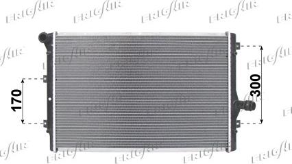 Frigair 0110.3066 - Radiateur, refroidissement du moteur cwaw.fr