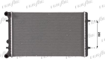 Frigair 0110.3157 - Radiateur, refroidissement du moteur cwaw.fr