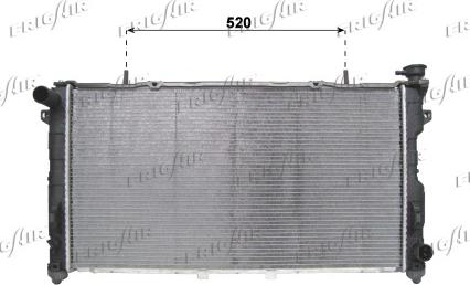 Frigair 0118.3003 - Radiateur, refroidissement du moteur cwaw.fr