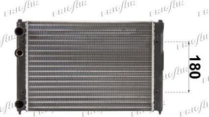 Frigair 0112.3009 - Radiateur, refroidissement du moteur cwaw.fr