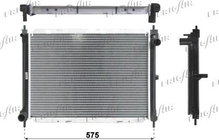 Frigair 0121.3026 - Radiateur, refroidissement du moteur cwaw.fr