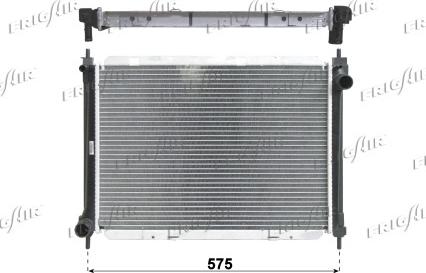 Frigair 0121.3027 - Radiateur, refroidissement du moteur cwaw.fr