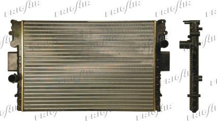 Frigair 0204.2020 - Radiateur, refroidissement du moteur cwaw.fr