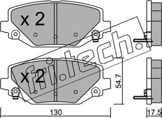 Fri.Tech. 963.0 - Kit de plaquettes de frein, frein à disque cwaw.fr