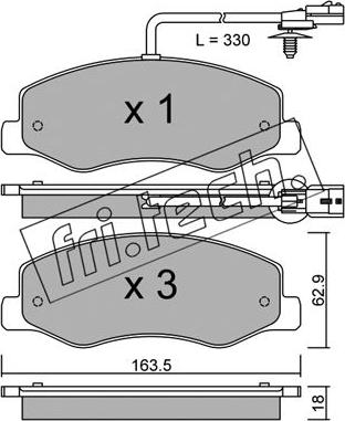 Fri.Tech. 917.0 - Kit d'accessoires, mâchoire de frein cwaw.fr