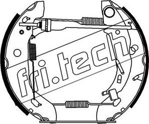 Fri.Tech. 16450 - Jeu de mâchoires de frein cwaw.fr