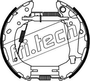 Fri.Tech. 16457 - Jeu de mâchoires de frein cwaw.fr