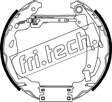 Fri.Tech. 16488 - Jeu de mâchoires de frein cwaw.fr