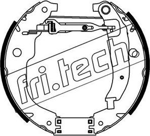 Fri.Tech. 16423 - Jeu de mâchoires de frein cwaw.fr