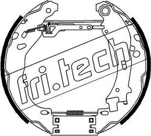 Fri.Tech. 16471 - Jeu de mâchoires de frein cwaw.fr