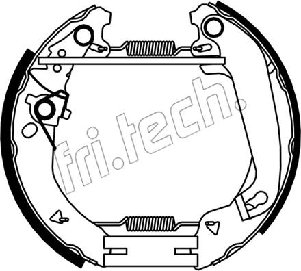 Fri.Tech. 16552 - Jeu de mâchoires de frein cwaw.fr