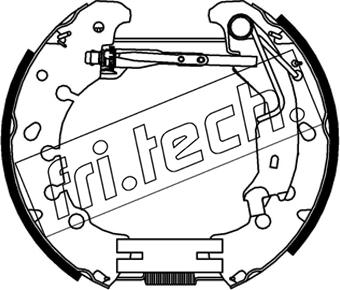 Fri.Tech. 16557 - Jeu de mâchoires de frein cwaw.fr