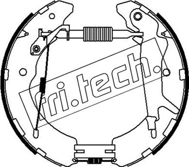 Fri.Tech. 16528 - Jeu de mâchoires de frein cwaw.fr