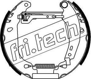 Fri.Tech. 16092 - Jeu de mâchoires de frein cwaw.fr