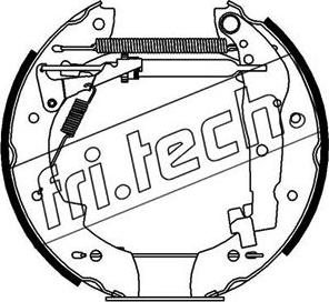 Fri.Tech. 16030 - Jeu de mâchoires de frein cwaw.fr