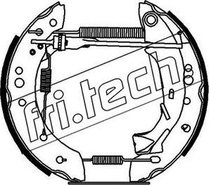 Fri.Tech. 16198 - Jeu de mâchoires de frein cwaw.fr