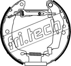 Fri.Tech. 16149 - Jeu de mâchoires de frein cwaw.fr