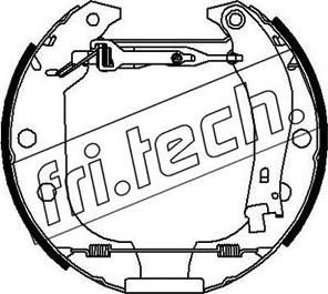 Fri.Tech. 16152 - Jeu de mâchoires de frein cwaw.fr