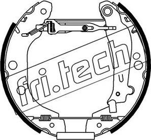 Fri.Tech. 16157 - Jeu de mâchoires de frein cwaw.fr