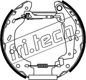 Fri.Tech. 16186 - Jeu de mâchoires de frein cwaw.fr