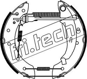 Fri.Tech. 16181 - Jeu de mâchoires de frein cwaw.fr