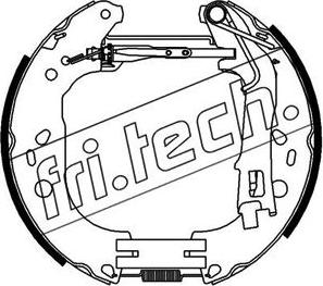 Fri.Tech. 16390 - Jeu de mâchoires de frein cwaw.fr